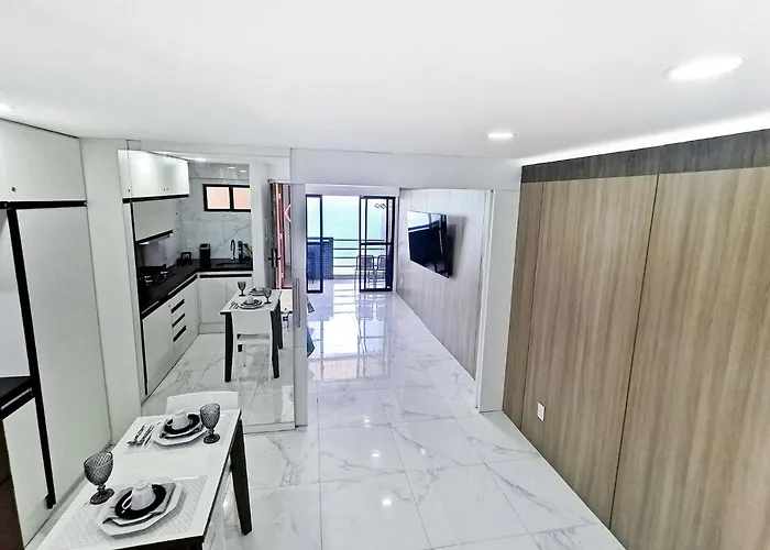 Paradise Deluxe- Apartamento De Luxo Em Hotel 4 Estrelas - Melhor Vista De Ponta Negra